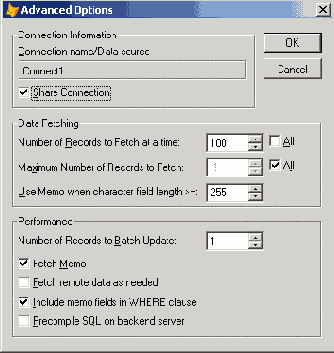  Advanced Options