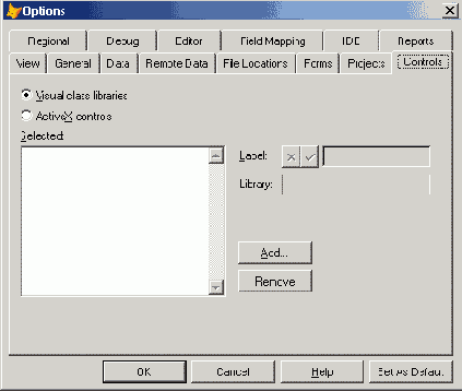  Controls   Options